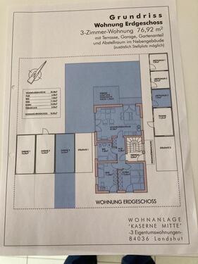 Foto - Schöne helle 3-Zimmerwohnung mit Terrasse u. separaten Garten