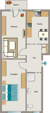 Foto - 2.5 Zimmer Erdgeschoßwohnung in Essen