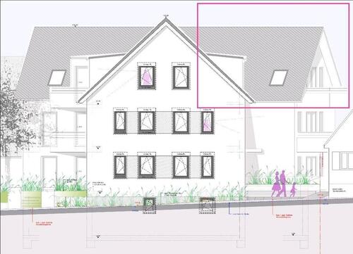 Foto - 3 Zimmer Dachgeschoßwohnung in Filderstadt