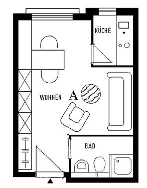 Foto - 1 Zimmer Etagenwohnung zur Miete in Landau in der Pfalz