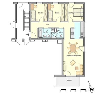 Foto - 4 Zimmer Erdgeschoßwohnung zur Miete in Wernau (Neckar)