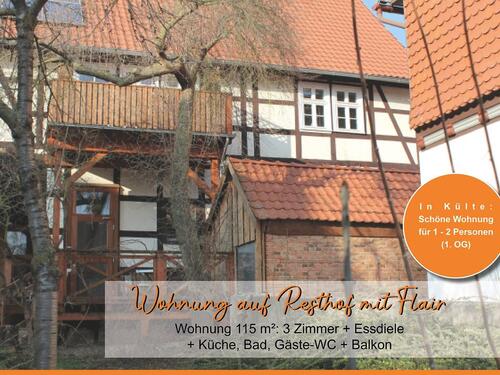 Foto - Helle schöne 3-Zi-Wgh. auf Resthof mit Flair in Külte