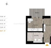 + Erstbezug nach Neubau + Singlewohnung mit Einbauküche & Balkon - barrierefrei, effizient, modern - Chemnitz Rabenstein