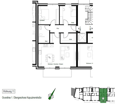 Foto - Etagenwohnung zur Miete in Reken