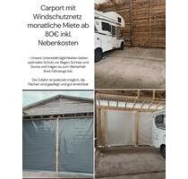 Carport mit Windschutznetz - 80,00&nbsp;EUR Miete, in Nentershausen (PLZ: 36214)