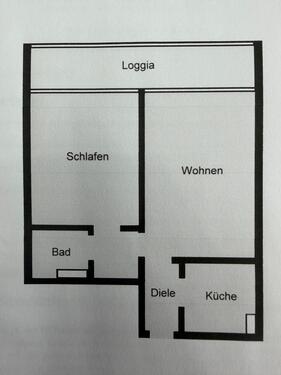 Foto - Zwei Zimmer Tiefgarage Keller großer Balkon ohne Maklerprovision