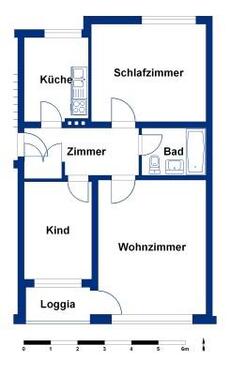 Foto - Etagenwohnung zur Miete in Wolfsburg