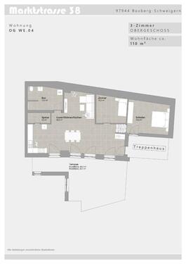 Foto - ERSTBEZUG: 3 Zi Wohnung 110m² mit Terrasse in 97944 Schweigern