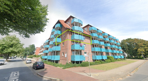 Foto - Helle, frisch renovierte 3-Zimmer-Wohnung mit 2 Balkonen