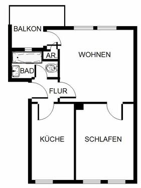 Foto - 2 Zimmer Etagenwohnung zur Miete in Herten
