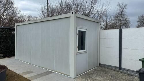 Foto - Garage Zeitlager Bürocontainer Bastel Werkstatt Lager 17m²