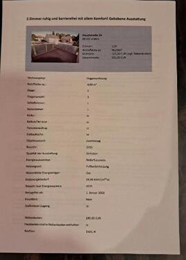 Foto - schöne 2-Zimmer Wohnung - 725,00&nbsp;EUR Kaltmiete, ca.&nbsp; 58,00&nbsp;m&sup2;