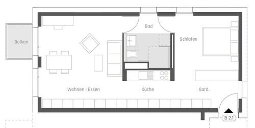 Foto - 2.5 Zimmer Etagenwohnung zur Miete in Weissach