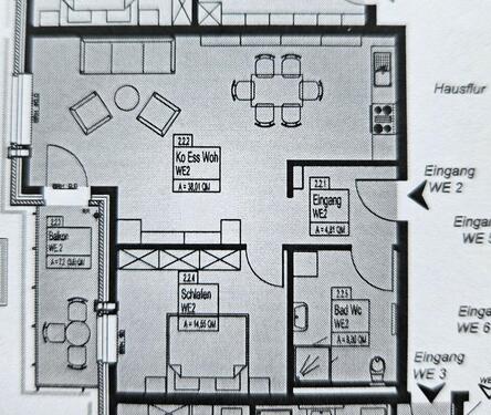 Foto - Wohnung 70 qm zu vermieten, Neubau mit Tiefgarage, Erdwärme