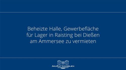 Foto - Beheizte Halle, Gewerbefläche für Lager in Raisting bei Dießen am Ammersee zu vermieten