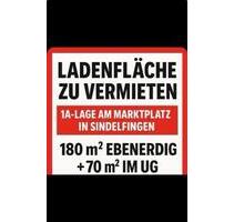Ladenfläche im Herzen Sindelfingens 180qm+70qm - Stuttgart Bad Cannstatt