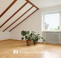 Dachgeschosstraum mit Loggia u. Balkon, großzügig, hell, modernisiert. - Rosenheim Egarten