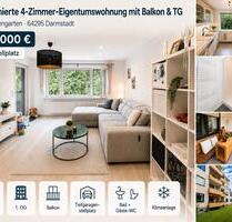 Darmstadt 4-Zimmer-Eigentumswohnung mit Balkon, Klima & TG