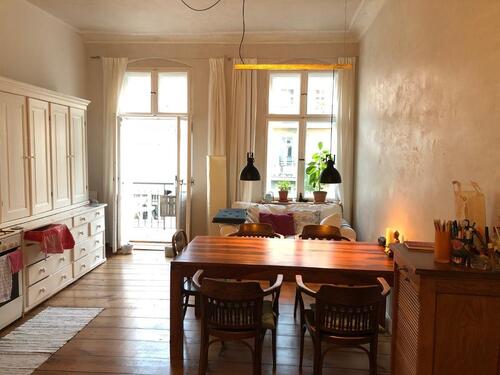 Foto - Wunderschöne 3-Zi-Altbauwohnung (87qm) in Prenzl. Berg, möbliert