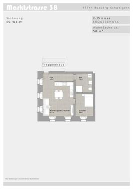 Foto - ERSTBEZUG: 2 Zi Wohnung 50m² in 97944 Boxberg - Schweigern