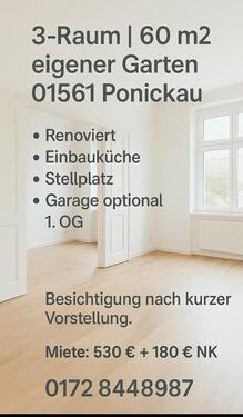 Foto - 3-Raum-Wohnung mit eigenem Garten 