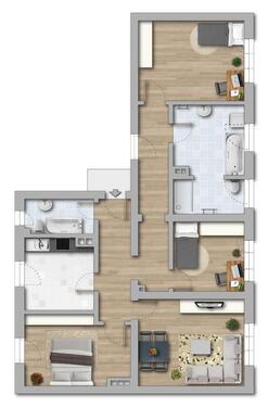 Foto - 4 Zimmer Etagenwohnung in Freiberg