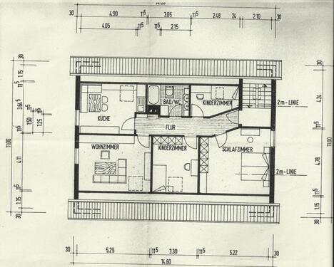 Foto - Dachgeschosswohnung in Schretzheim