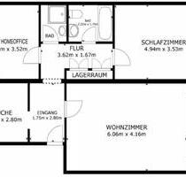 Top renovierte 3-Zimmer-Wohnung mit Süd-Loggia - Erftstadt
