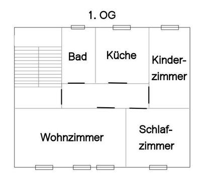 Foto - 3 Zimmer Etagenwohnung zur Miete in Artern