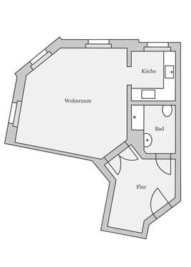 Foto - Etagenwohnung in Leipzig zur Miete