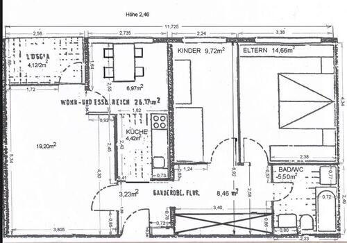 Foto - 3 Zimmer Etagenwohnung zur Miete in Glinde