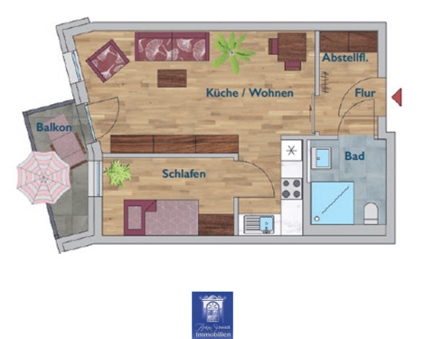 Foto - 2 Zimmer Etagenwohnung zur Miete in Arnsdorf