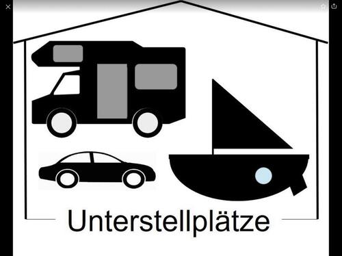 Foto - Stellplatz für Wohnwagen oder PKW Anhänger in trockener Halle