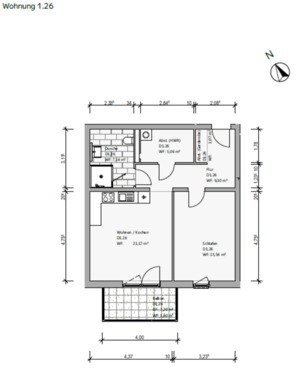 Foto - 2 Zimmer Neubauwohnungen zur Miete Wolfsburg - WBS erforderlich