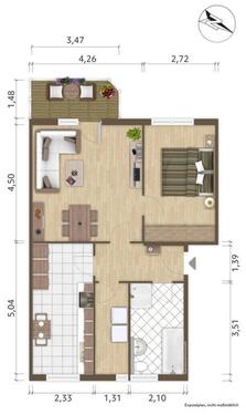Foto - 2 Zimmer Etagenwohnung zur Miete in Hoyerswerda