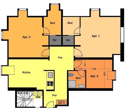 Foto - 1 Zimmer Dachgeschoßwohnung zur Miete in Dresden