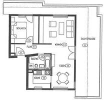 Attraktive Dachgeschosswohnung mit Aufzug und Dachterrasse - Biberach an der Riß