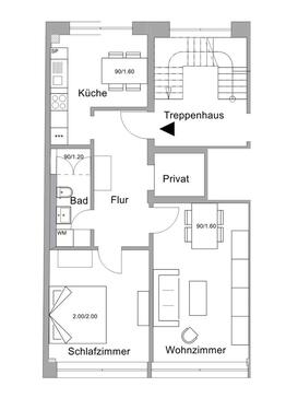 Foto - 2 Zimmer Etagenwohnung zur Miete in Bremerhaven