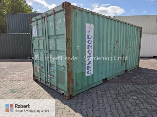 Foto - 20 Fuß Lagercontainer, gebraucht Seecontainer, Container, Baucontainer, Materialcontainer