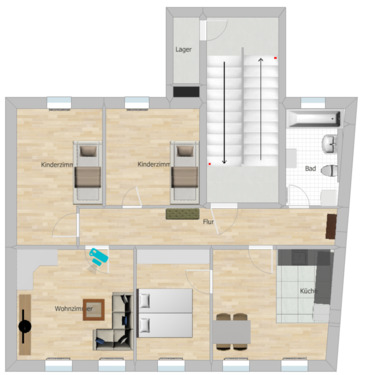 Foto - Traumhafter Blick ins Erzgebirge: Stilvolle 4-Zimmer-Altbauwoh