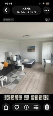 Foto - Neuwertige möblierte 1Zi Kü Bad Wohnung 34qm Terrasse Garten