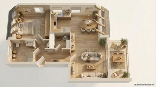 Foto - 2 Zimmer Dachgeschoßwohnung zur Miete in Selm