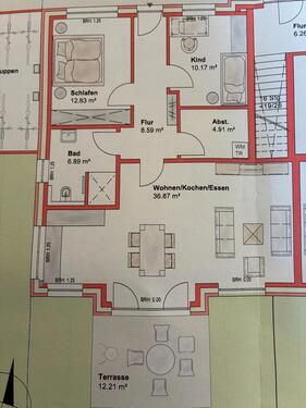 Foto - 3 Zimmer Etagenwohnung zur Miete in Salzbergen