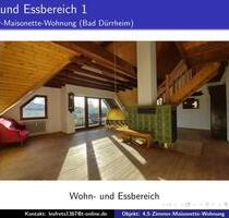 Sehr schöne 4,5-Zi.-Maisonette-Whg. (148 m²) in Bad Dürrheim