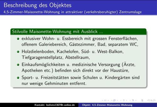 Foto - 4.5 Zimmer Maisonettenwohnung in Bad Dürrheim