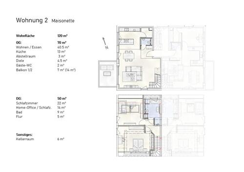 Foto - 3.5 Zimmer Maisonettenwohnung zur Miete in Ehrenkirchen