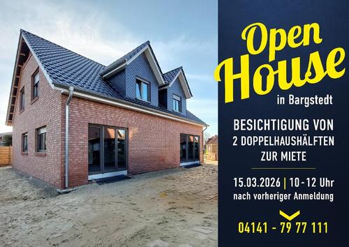 Foto - Hochwertige Doppelhaushälfte in Bargstedt zu vermieten!