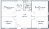 Foto - 4 Zimmer Etagenwohnung zur Miete in Oranienburg