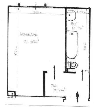Foto - 1-Zimmer-Wohnung 3. OG in Chemnitz-Kaßberg 