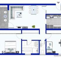 3-Zimmer-Familienwohnung mit Balkon, Garage und Hausmeisterservice-Ideal für Paare mit Kinder - Pforzheim Büchenbronn
